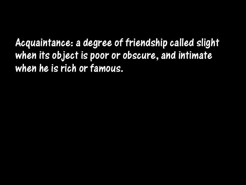 Acquaintance Motivational Quotes