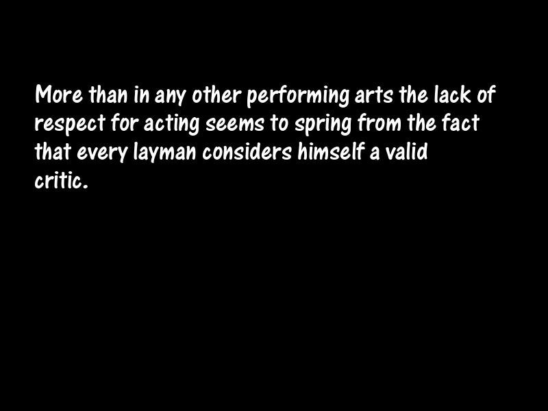 Acting and actors Motivational Quotes
