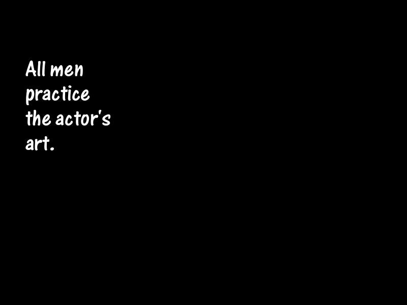 Acting and actors Motivational Quotes