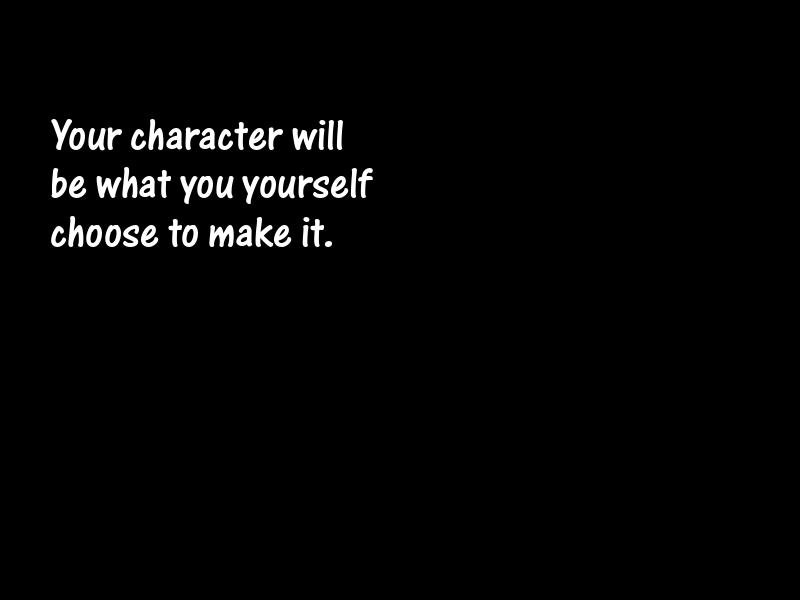 Character Motivational Quotes