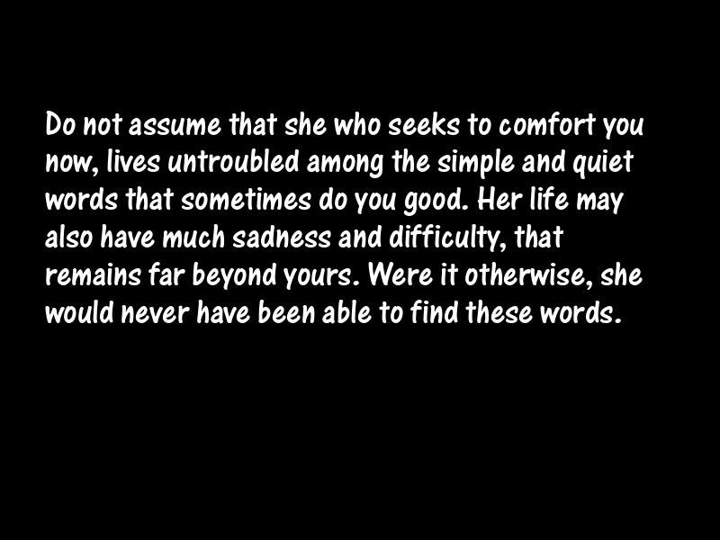 Comfort Motivational Quotes