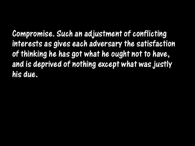 Compromise Motivational Quotes
