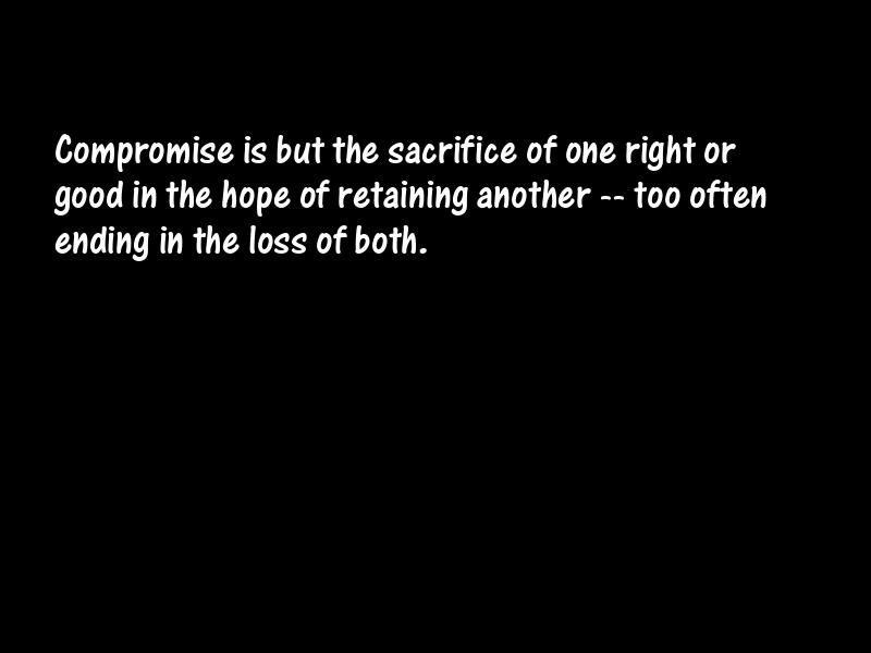 Compromise Motivational Quotes