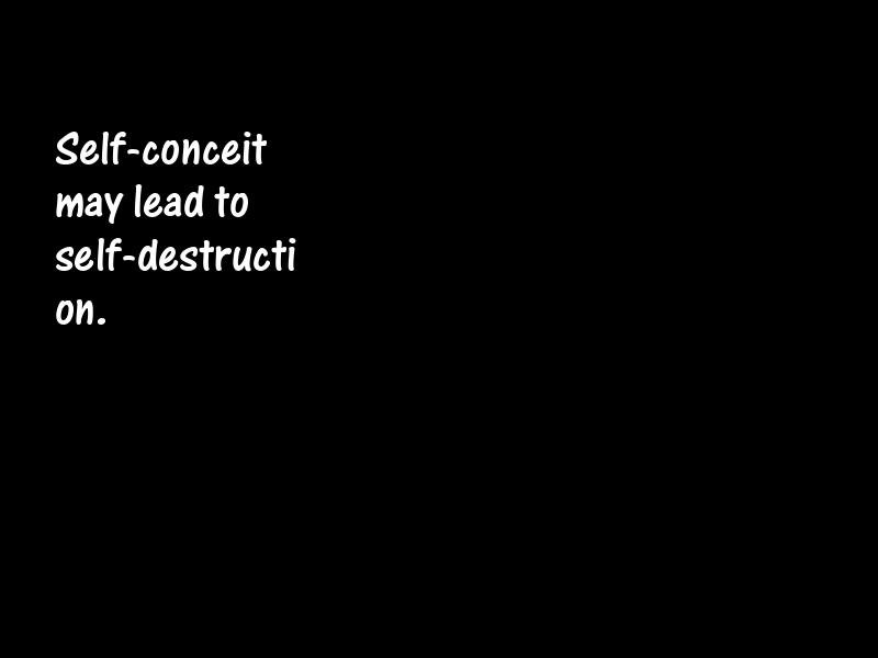 Conceit Motivational Quotes