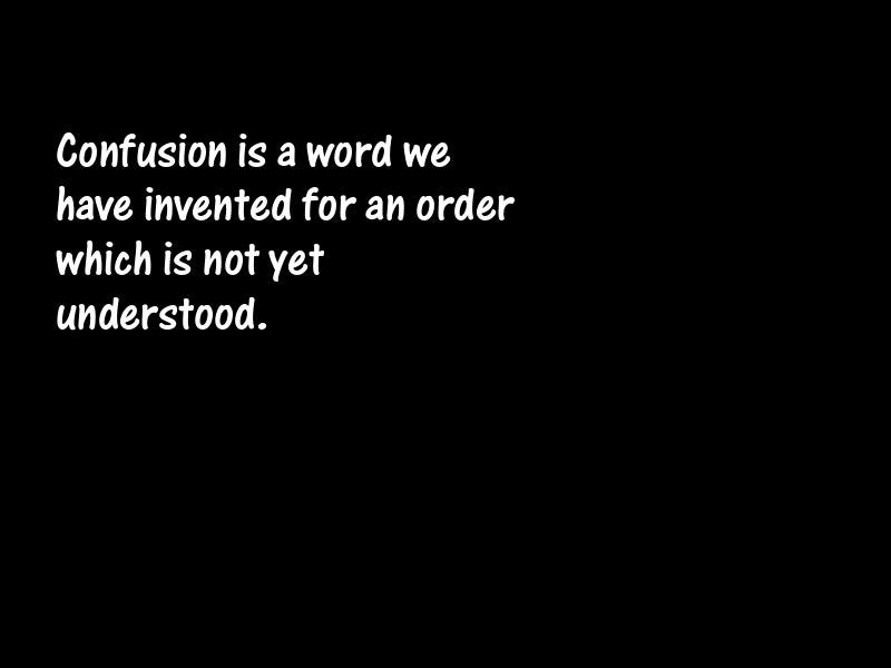 Confusion Motivational Quotes