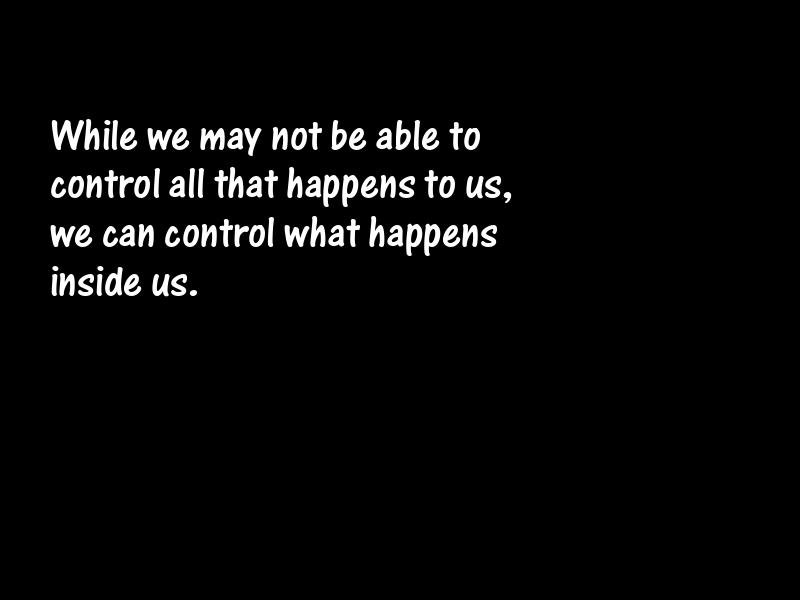 Control Motivational Quotes