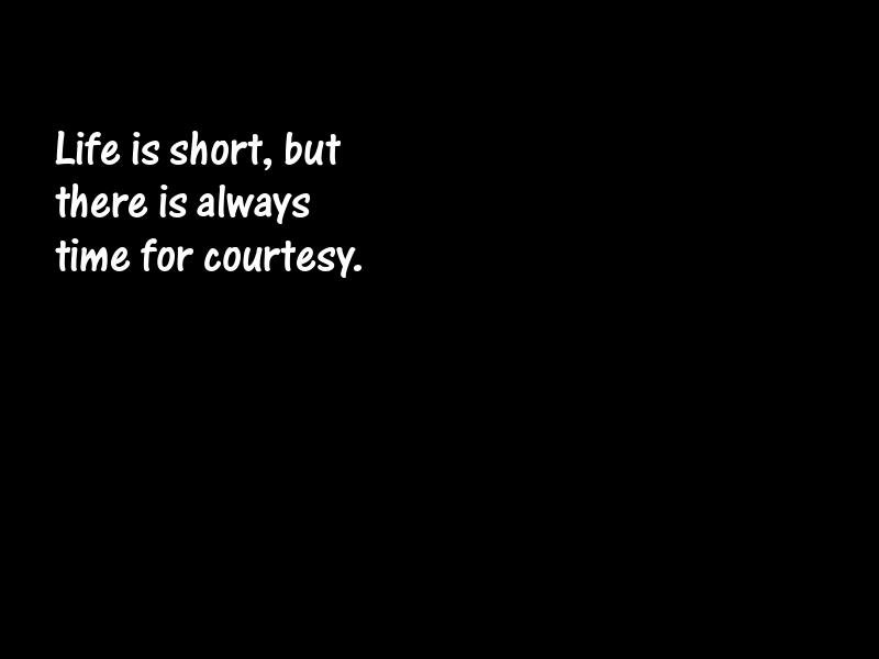 Courtesy Motivational Quotes