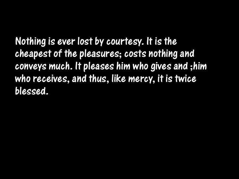 Courtesy Motivational Quotes