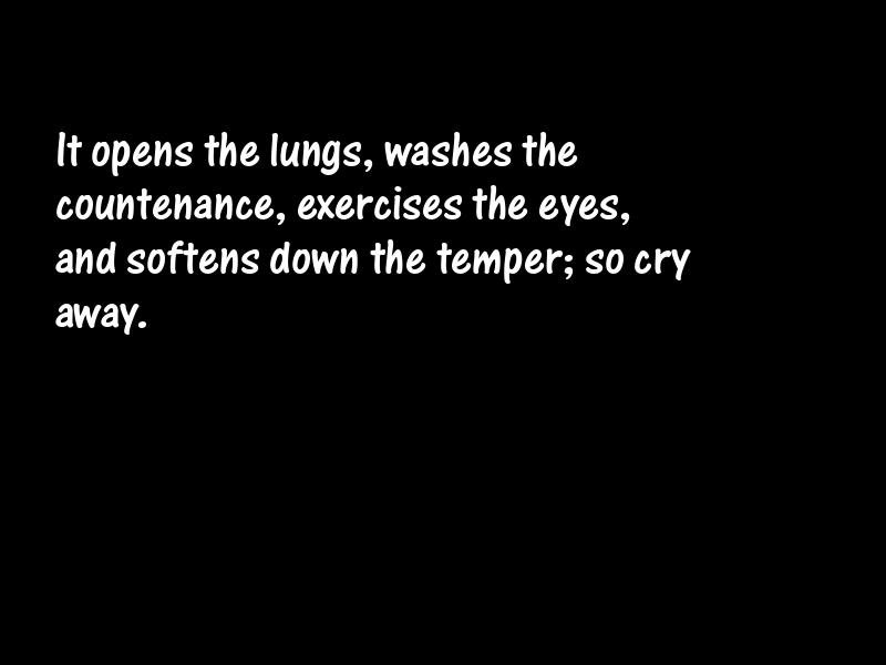 Cries and crying Motivational Quotes