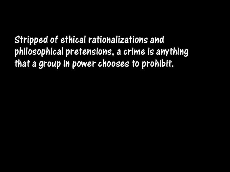 Crime and criminals Motivational Quotes