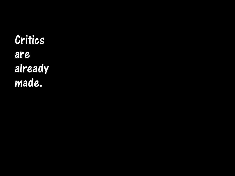 Criticism Motivational Quotes