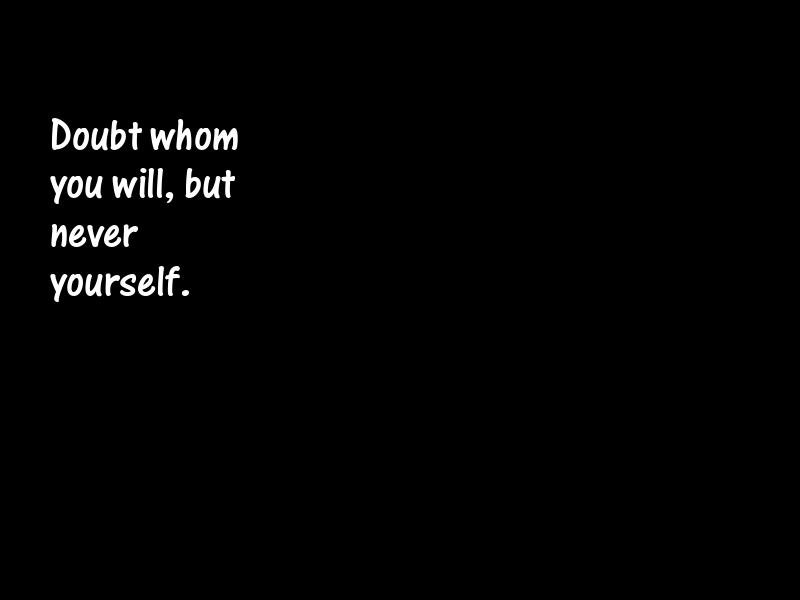 Doubt Motivational Quotes