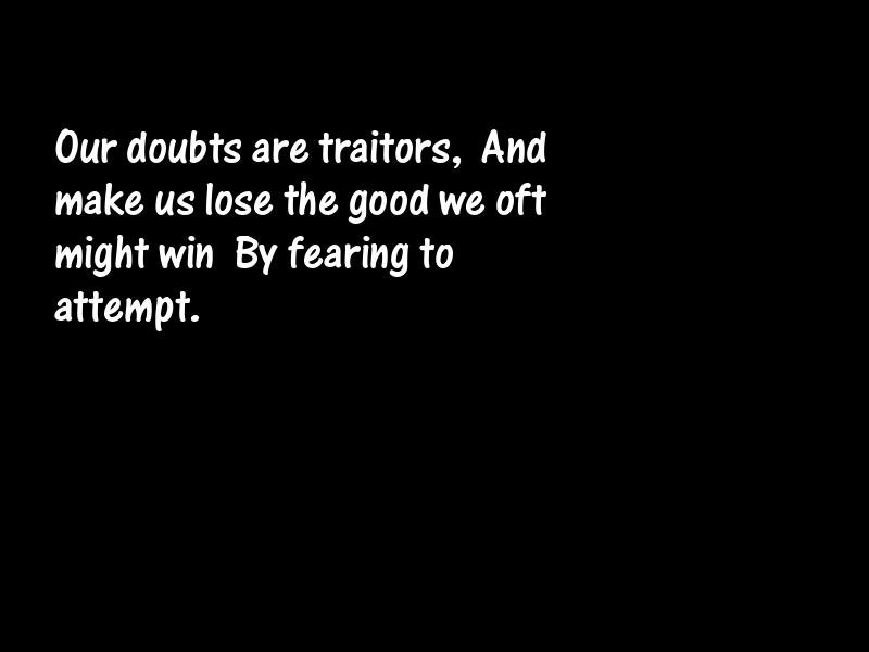 Doubt Motivational Quotes