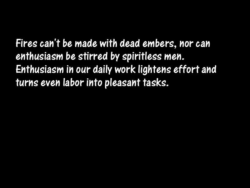Enthusiasm Motivational Quotes