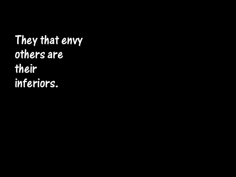 Envy Motivational Quotes