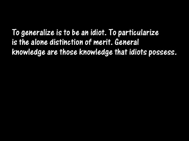 Generalizations Motivational Quotes