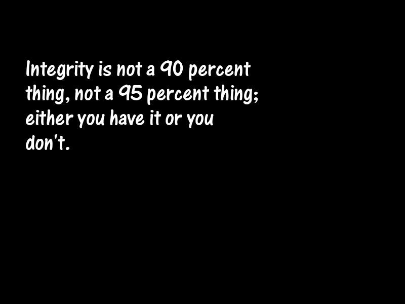 Integrity Motivational Quotes