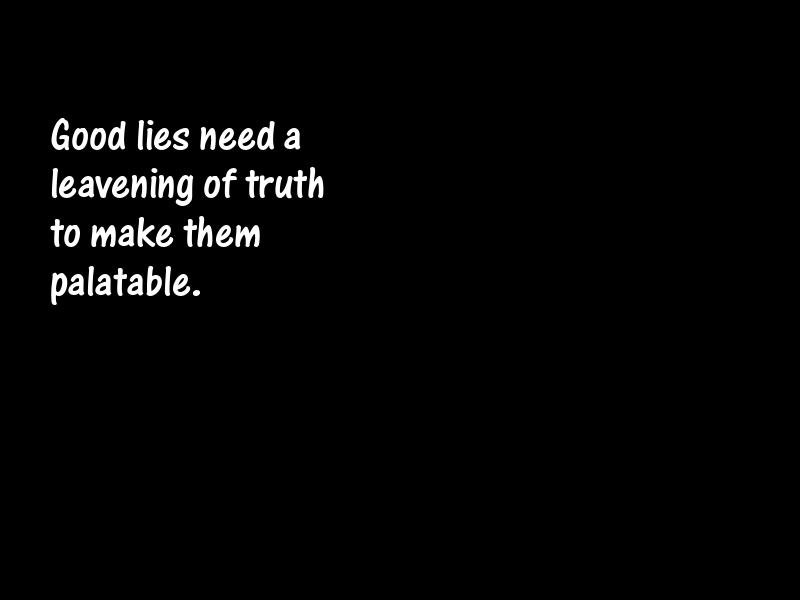 Lies and lying Motivational Quotes