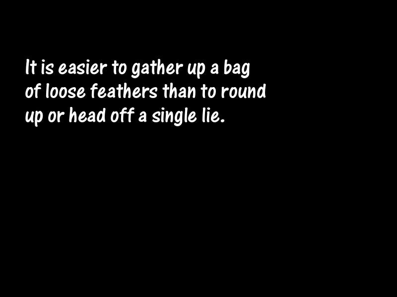 Lies and lying Motivational Quotes
