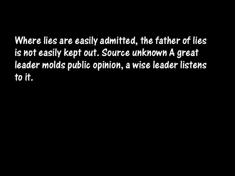 Lies and lying Motivational Quotes