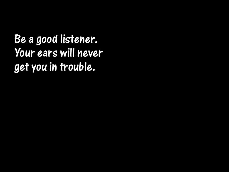Listening Motivational Quotes
