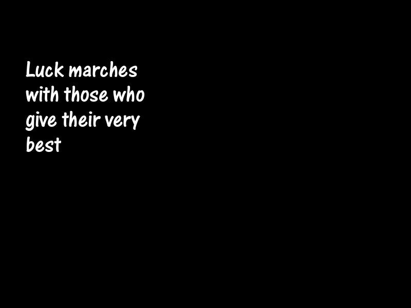 Luck Motivational Quotes
