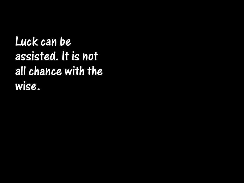 Luck Motivational Quotes