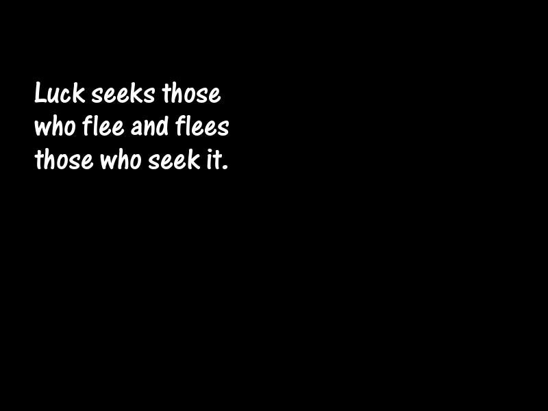 Luck Motivational Quotes