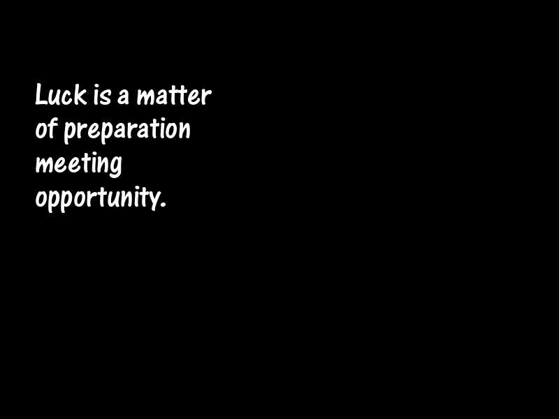 Luck Motivational Quotes