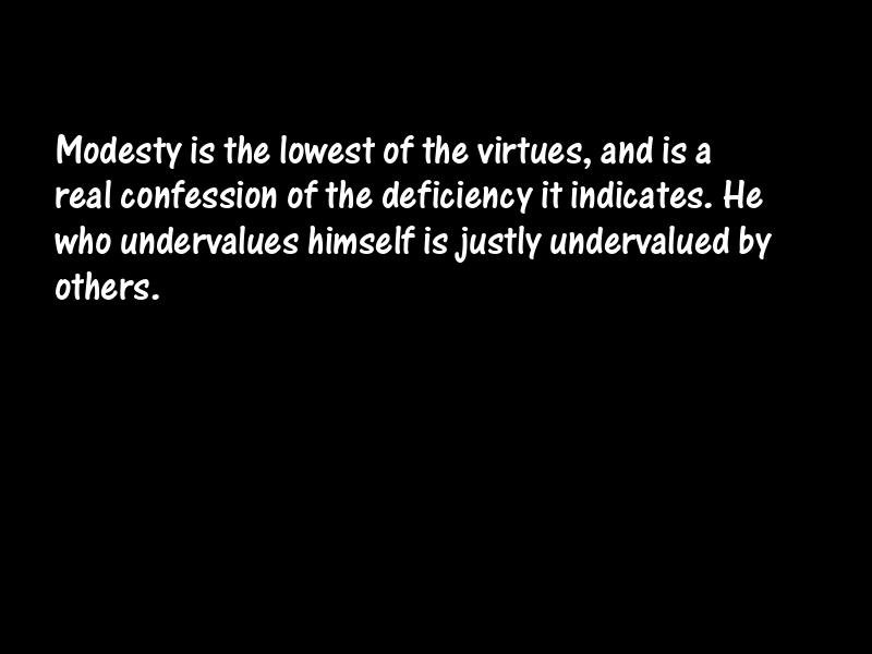 Modesty Motivational Quotes