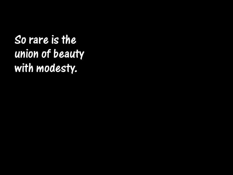 Modesty Motivational Quotes