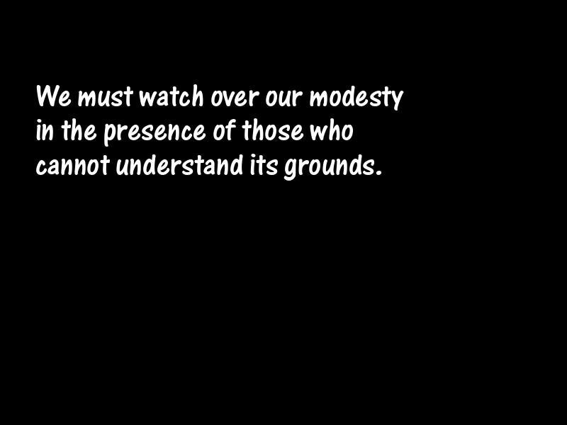 Modesty Motivational Quotes