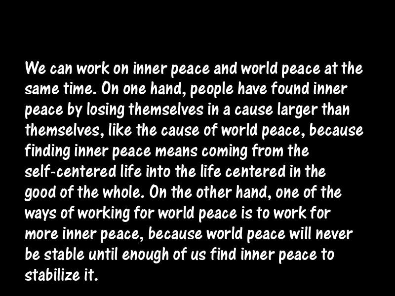 Peace Motivational Quotes