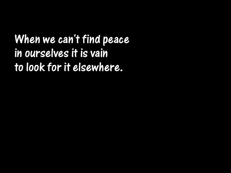 Peace Motivational Quotes