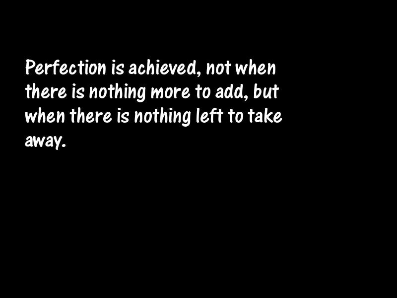 Perfection Motivational Quotes