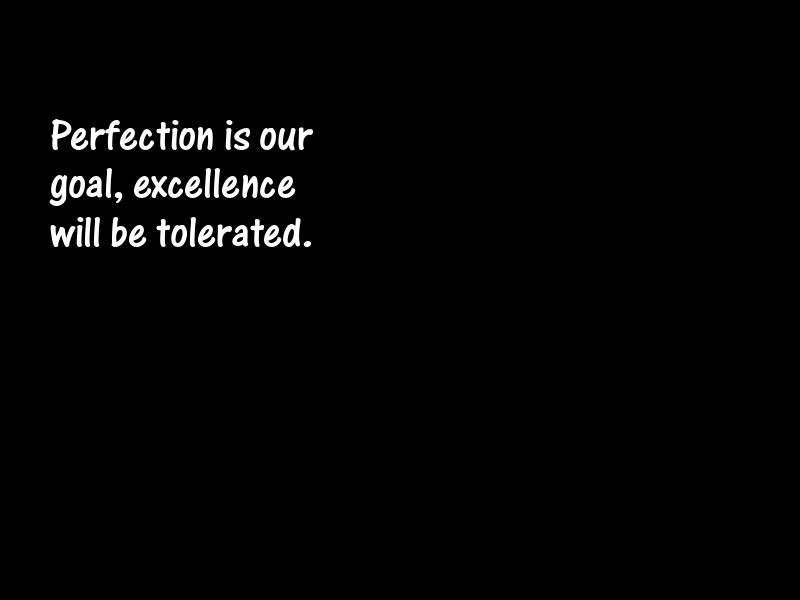 Perfection Motivational Quotes