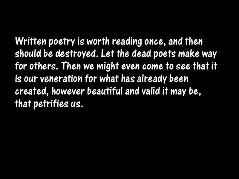 Poetry and poets Motivational Quotes