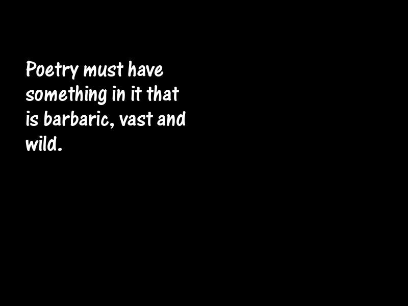 Poetry and poets Motivational Quotes