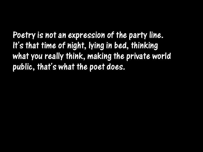 Poetry and poets Motivational Quotes
