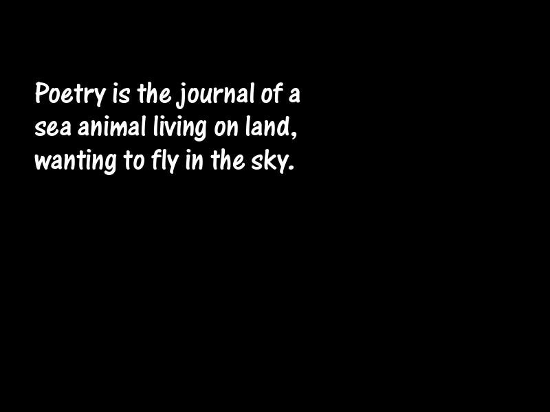 Poetry and poets Motivational Quotes