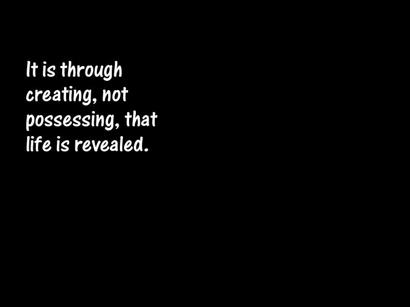 Possessions Motivational Quotes