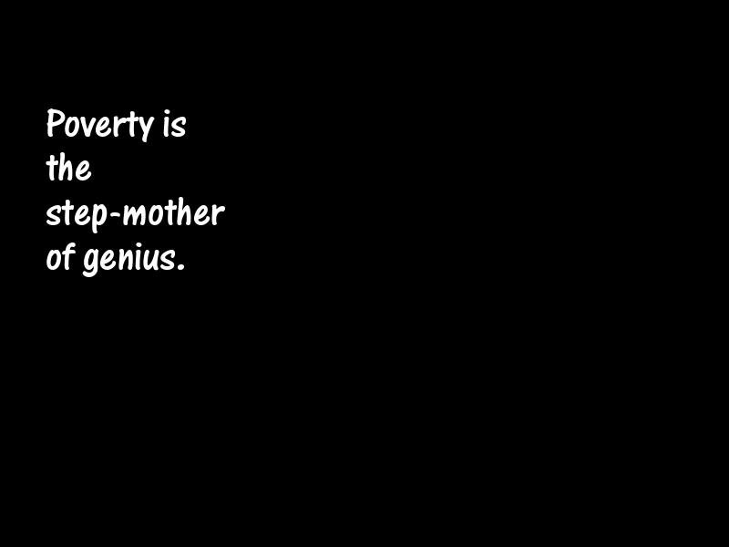 Poverty and the poor Motivational Quotes