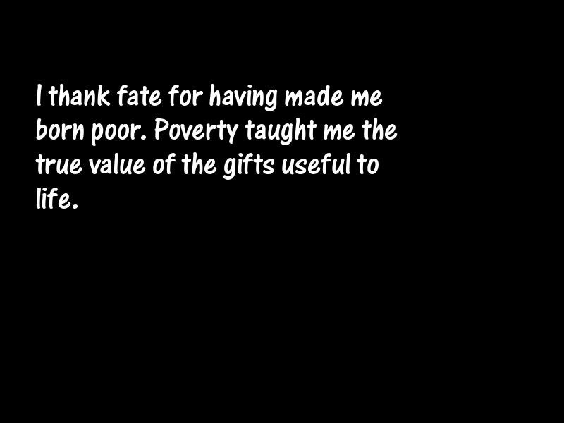 Poverty and the poor Motivational Quotes