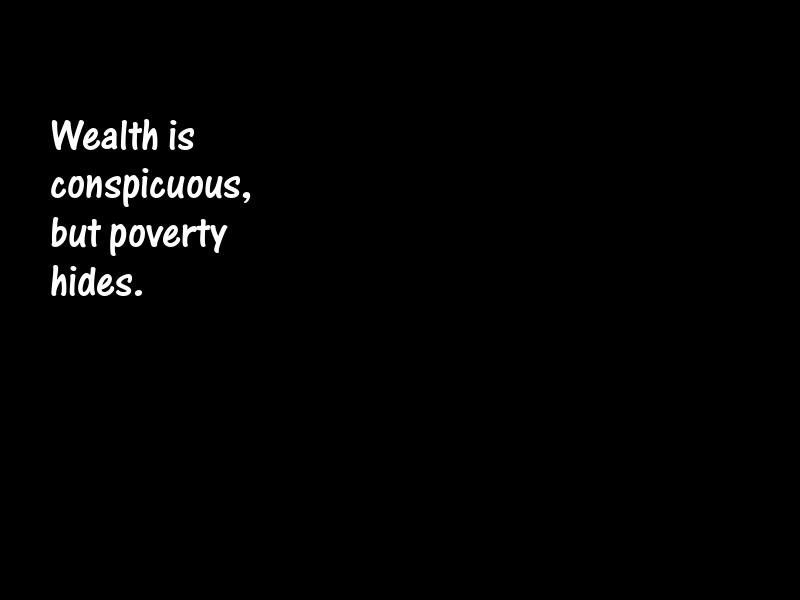 Poverty and the poor Motivational Quotes
