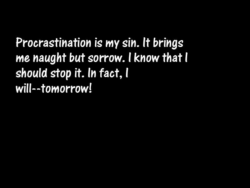 Procrastination Motivational Quotes
