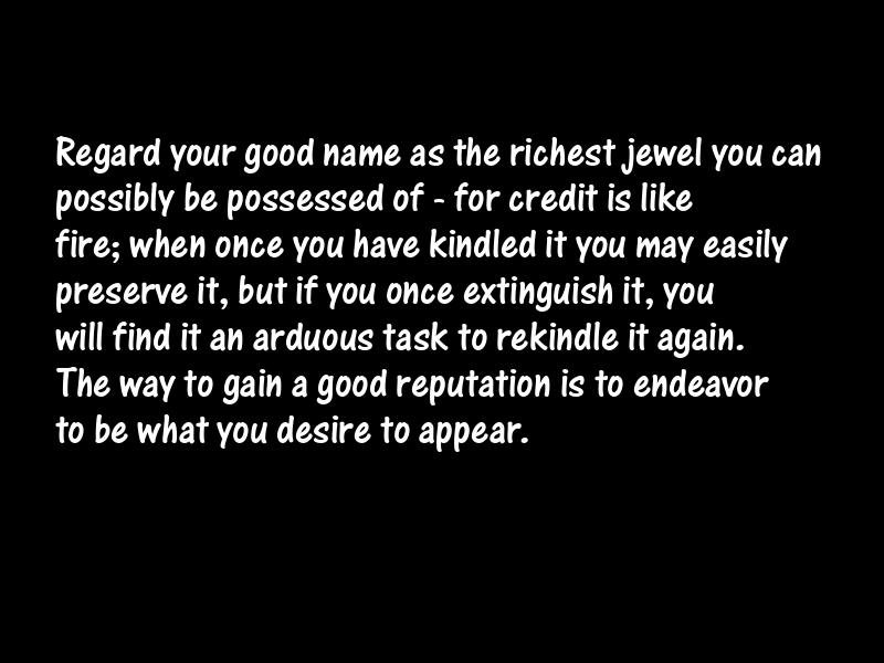 Reputation Motivational Quotes
