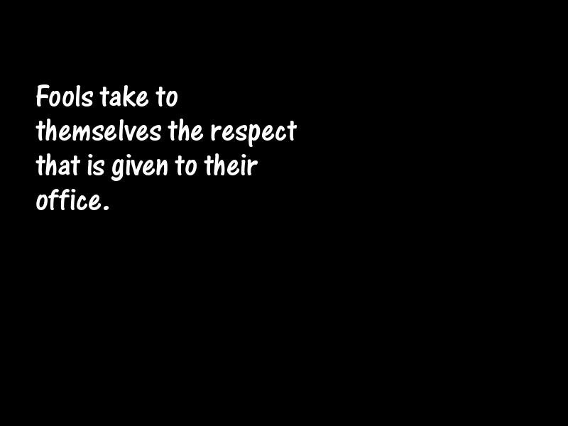Respectability Motivational Quotes