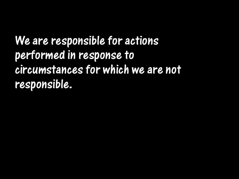Responsibility Motivational Quotes
