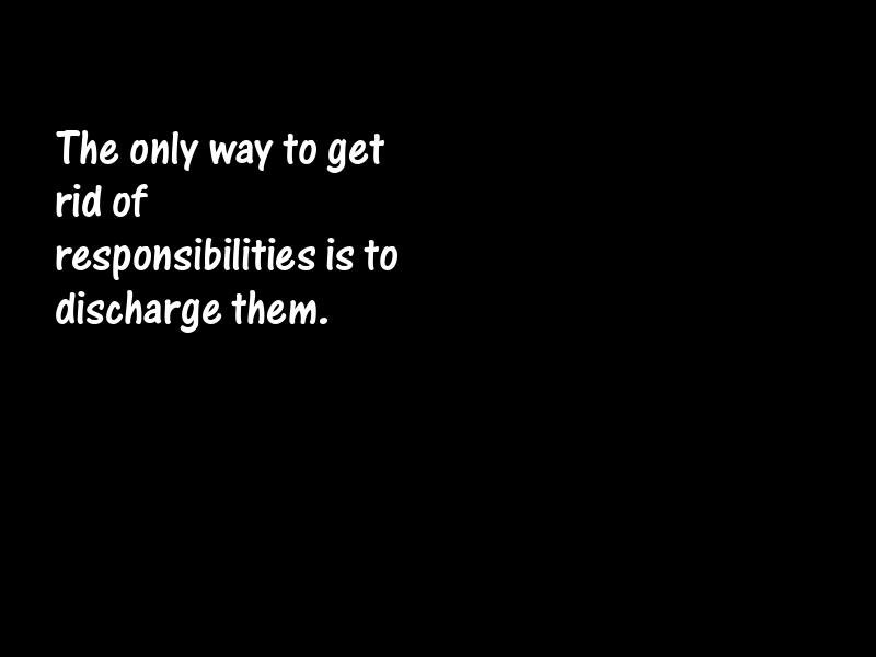 Responsibility Motivational Quotes