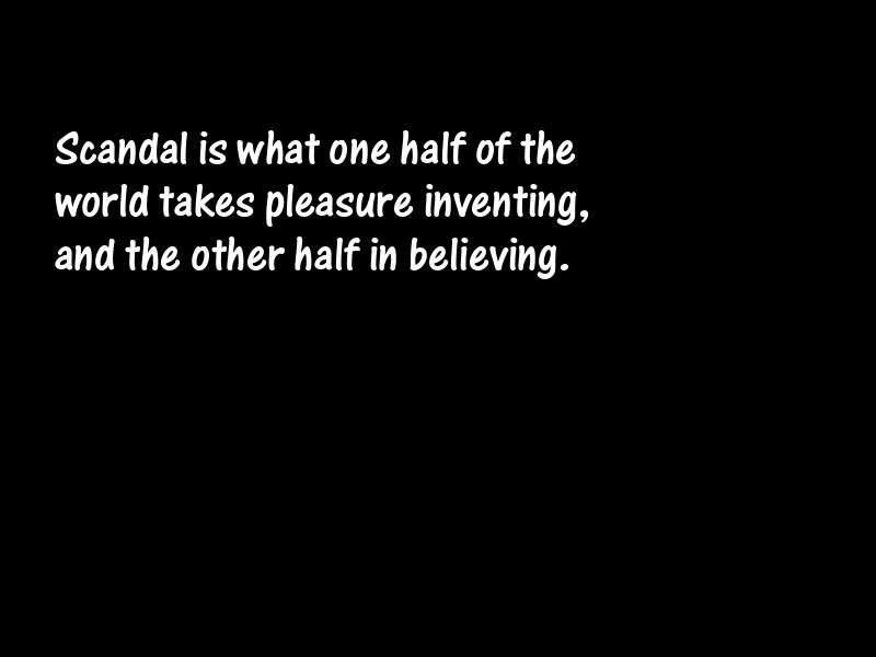 Scandal Motivational Quotes